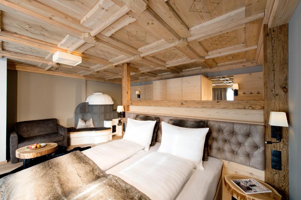 Postel nebo postele na pokoji v ubytování Hotel Winterbauer