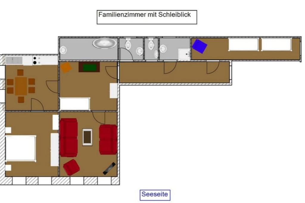 Appartementhaus Schleiblick - Apartamento De Tres Dormitorios Con Vistas Al Mar