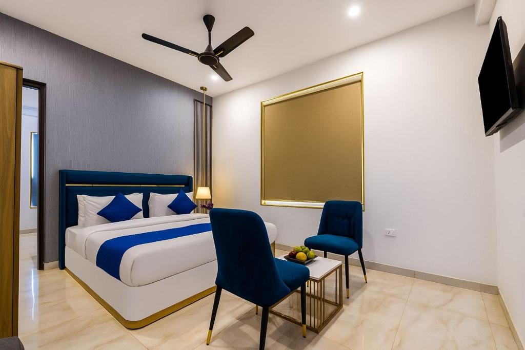Voodi või voodid majutusasutuse Amaze Stays Noida Sector 70 toas