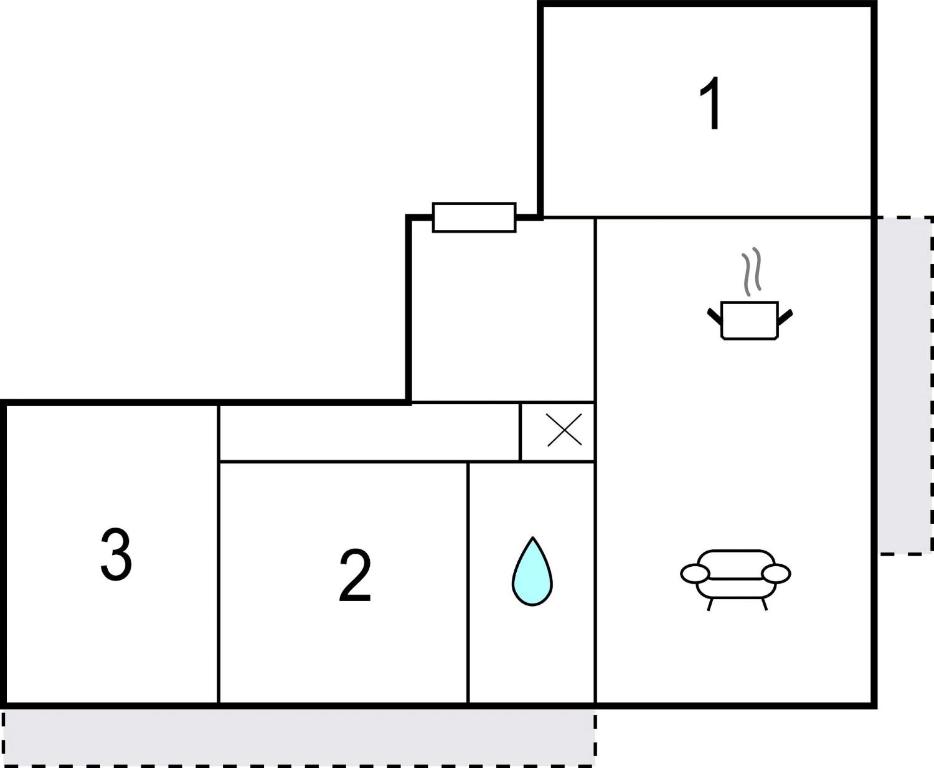 Plan piętra w obiekcie Casa Tzezerea