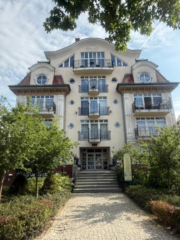 Bygningen som lejligheden ligger i