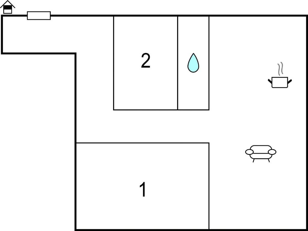 Plan piętra w obiekcie Marina