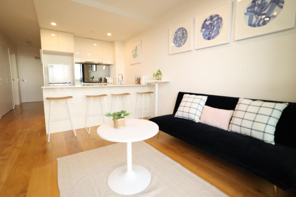 Η κουζίνα ή μικρή κουζίνα στο Tido Gallery Stay AT Swan