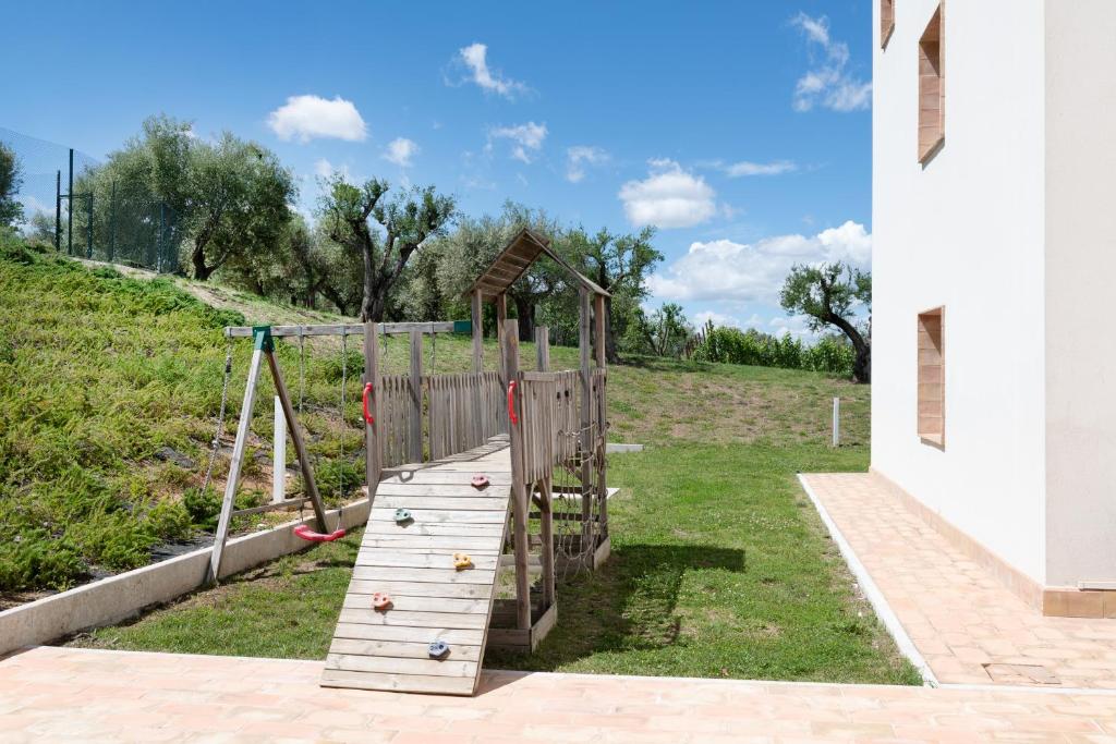 Ogród w obiekcie Agriturismo Le Masciare