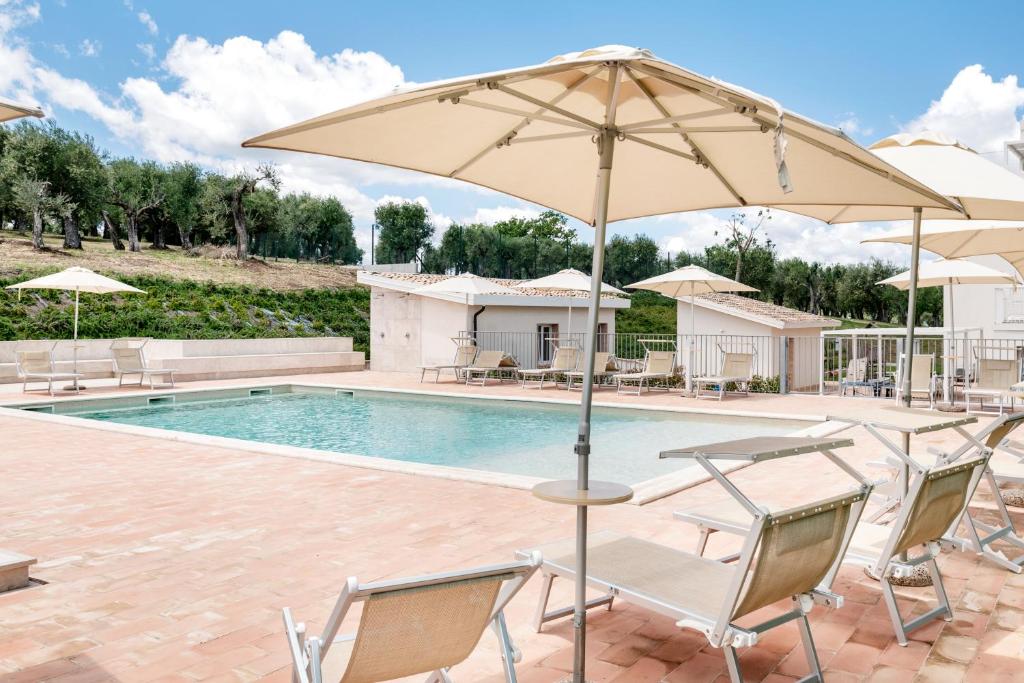 Basen w obiekcie Agriturismo Le Masciare lub w pobliżu