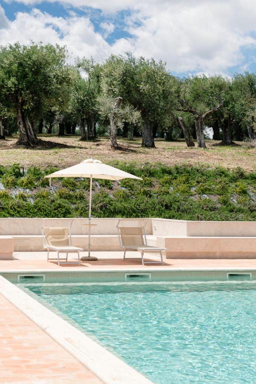 Basen w obiekcie Agriturismo Le Masciare lub w pobliżu