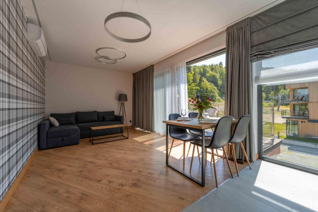Posedenie v ubytovaní Apartamenty Pod Gondolą - Mountain Resort Villa z sauną - Dream Apart