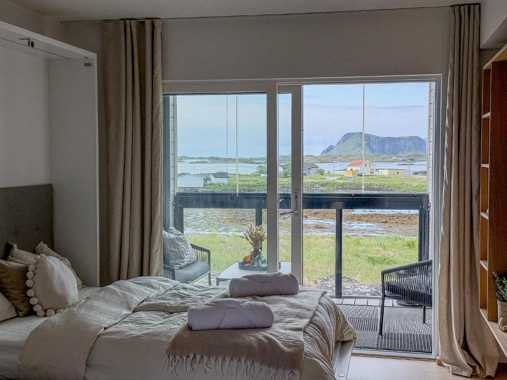 En eller flere senge i et værelse på Berget