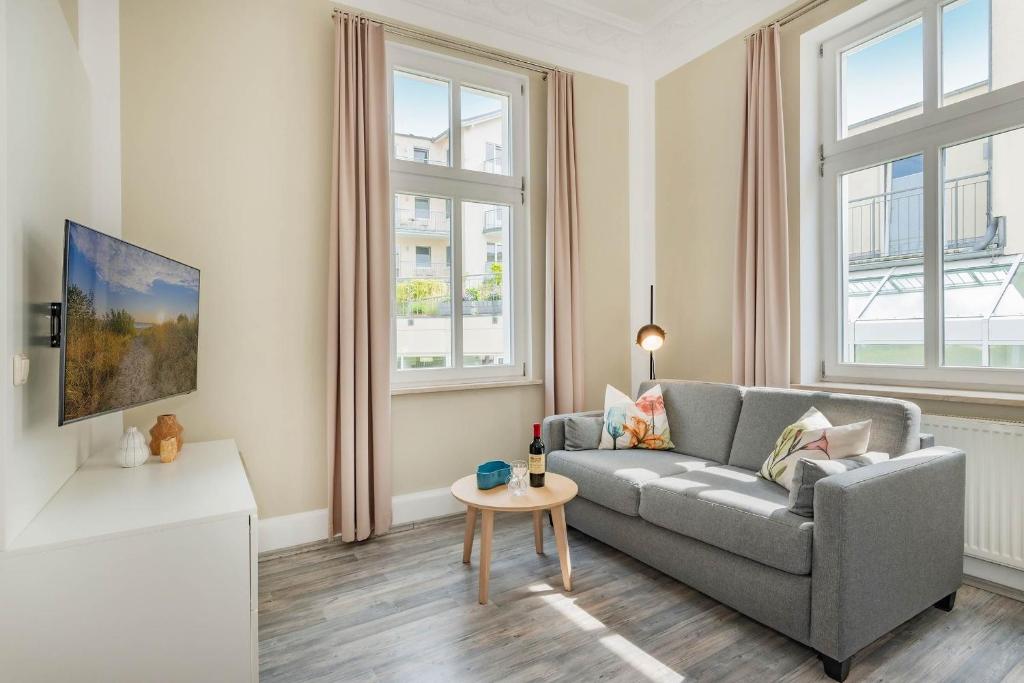 O zonă de relaxare la Villa Carmen Dünengras