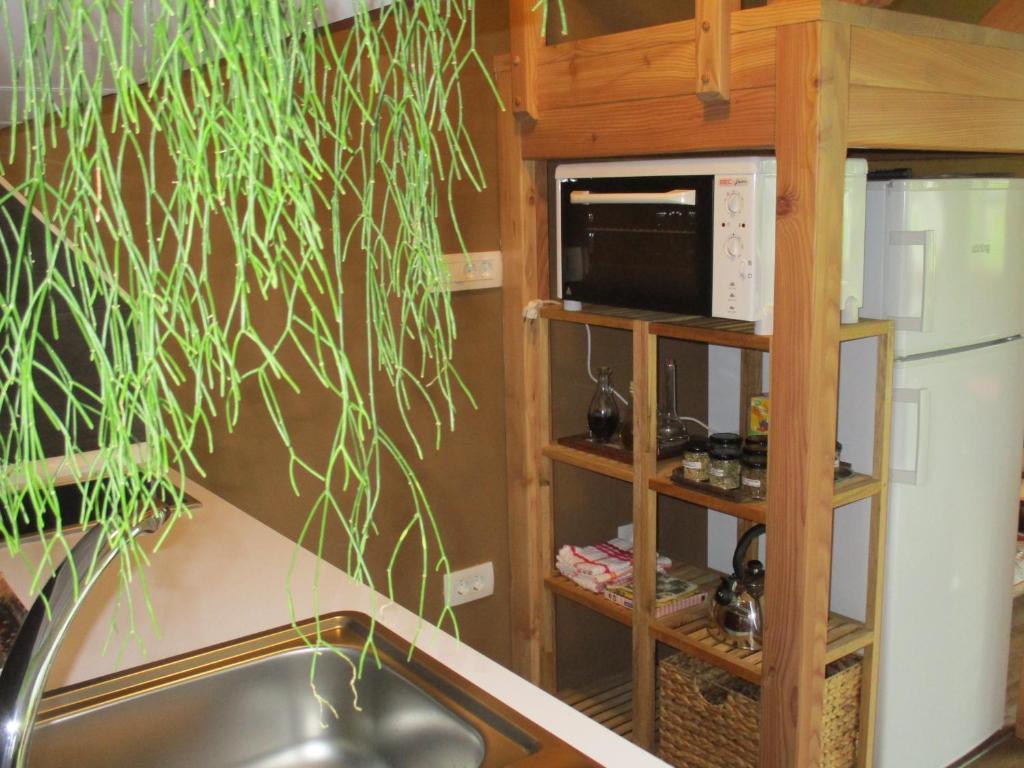 Kuchyň nebo kuchyňský kout v ubytování Holiday Home Krn&Relax
