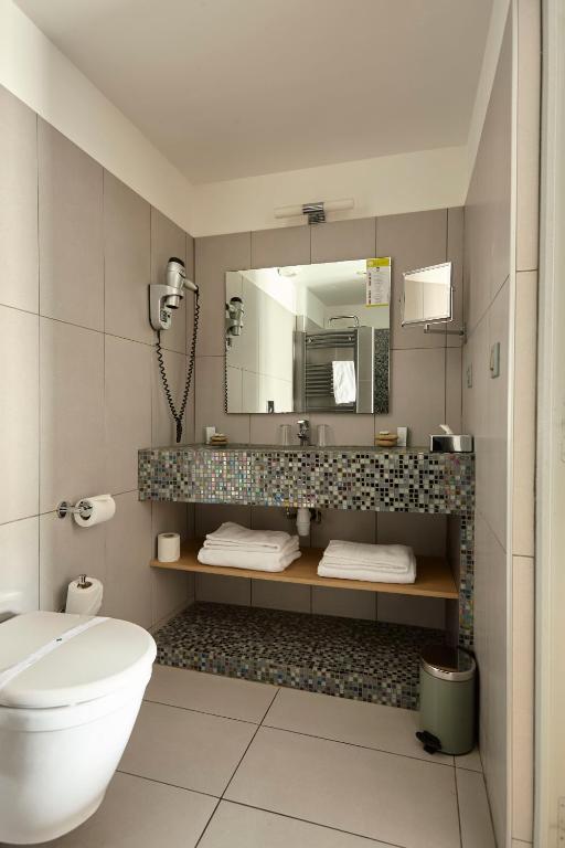 Koupelna v ubytování Boutique Hôtel Entraigues
