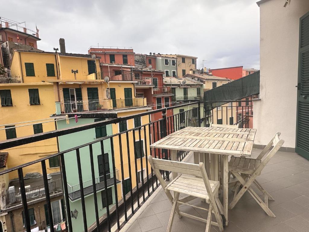 Balkón nebo terasa v ubytování Main Street Vernazza