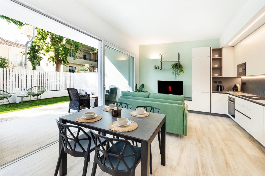 Kuchyň nebo kuchyňský kout v ubytování Katia's home - 5 minuti da Fiera di Rimini e 50 mt dal mare