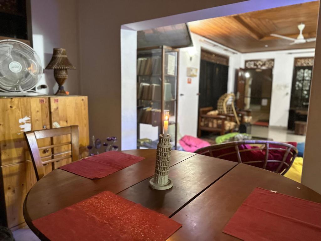 Posezení v ubytování Sky Hostel Negombo