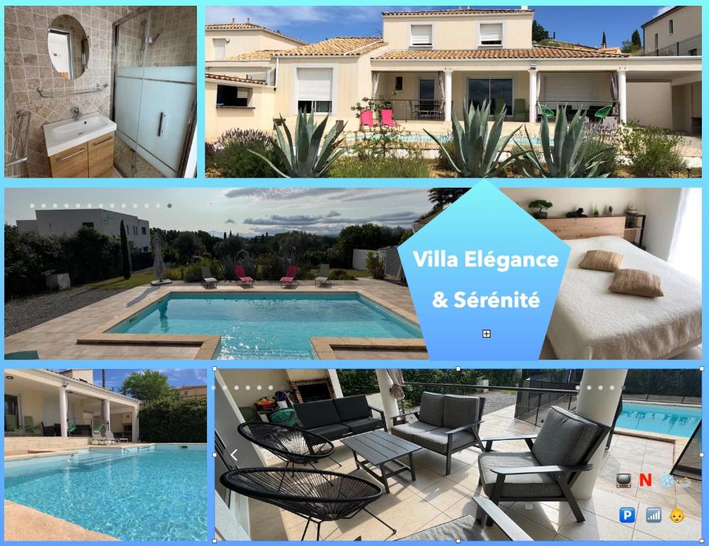 Πισίνα στο ή κοντά στο Villa élégance et sérénité