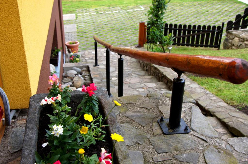 Zahrada ubytování Pension Vyhlídka