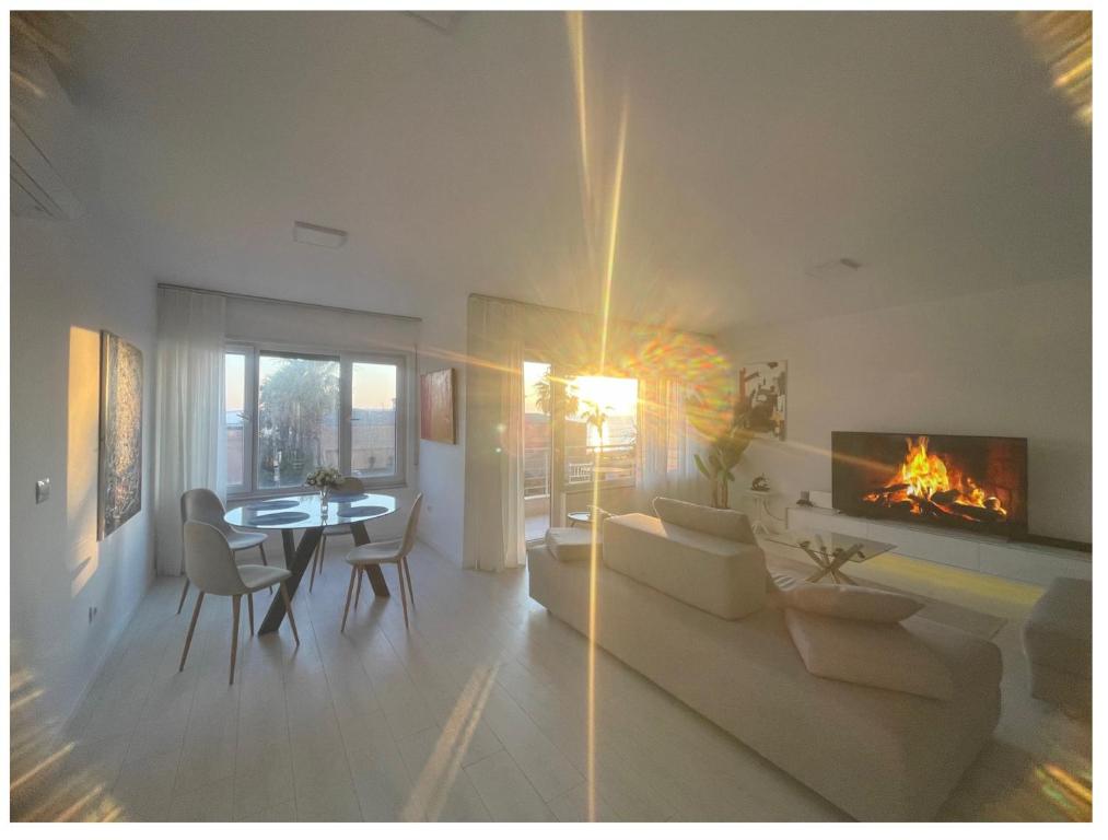 Χώρος καθιστικού στο Durres Currila SUNSET Beach Beaty