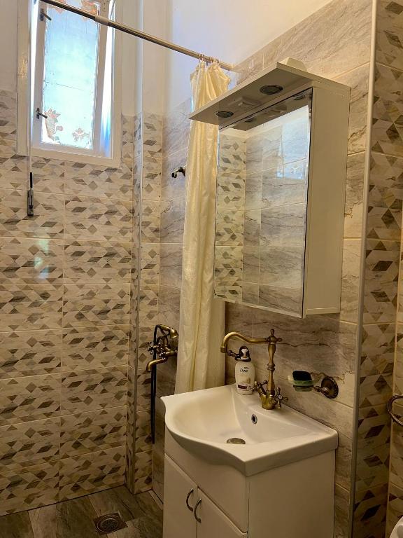 Koupelna v ubytování Apartment Milinkovic