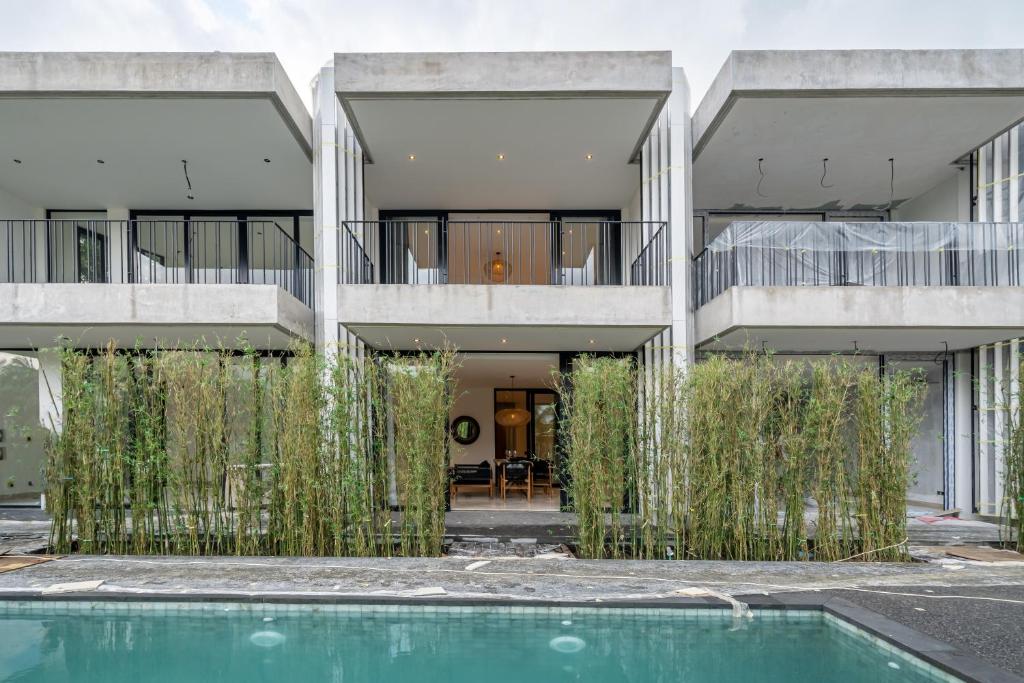 Bazén v ubytování Townhouse T3 - Tropical Calm Meets Modern Comfort - Ubud nebo v jeho okolí