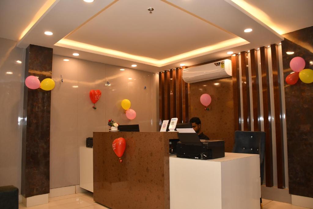 Vstupní hala nebo recepce v ubytování Hotel Ratneswar
