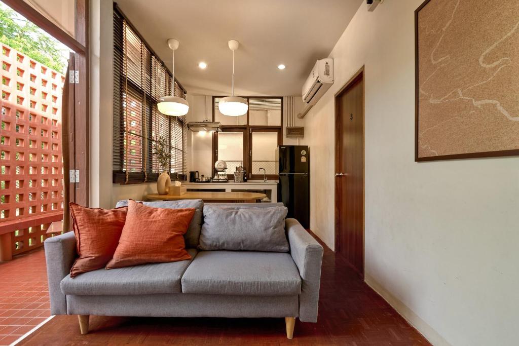 Istumisnurk majutusasutuses Ray's Home,3BR with front yard,walkable to Nimman