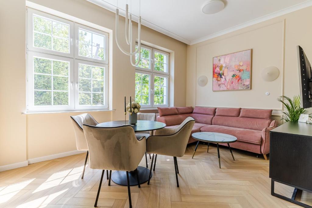 Χώρος καθιστικού στο Goldsmiths Apartments