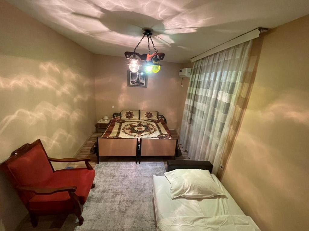Postel nebo postele na pokoji v ubytování Prizren Home