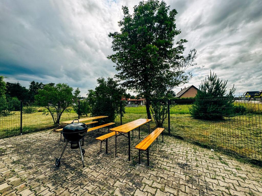 Vrt pred nastanitvijo Apartmány Petra Voka