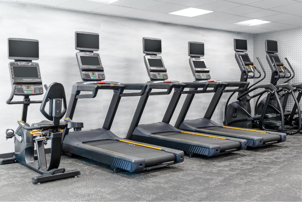 Fitness centrum a/nebo fitness zařízení v ubytování Fairfield by Marriott Inn & Suites Spokane Airport