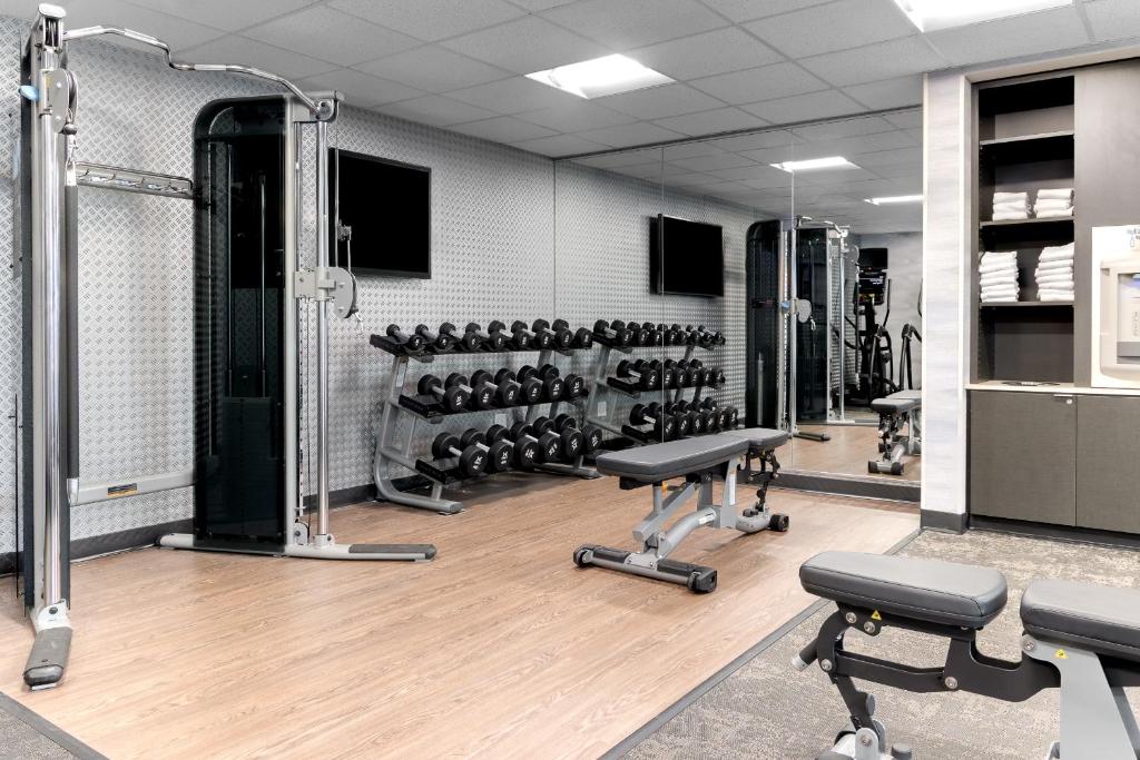 Fitness centrum a/nebo fitness zařízení v ubytování Fairfield by Marriott Inn & Suites Spokane Airport