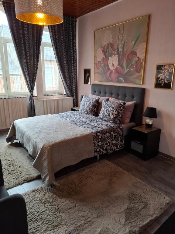Postel nebo postele na pokoji v ubytování Room De Lux SPA " TABARKA "