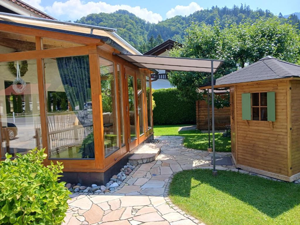 Zahrada ubytování Ferienhaus Keramik-Alm mit Garten und Sauna