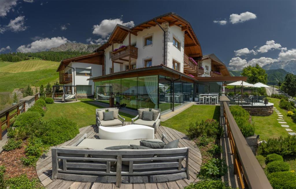 Zahrada ubytování Hotel Fanes