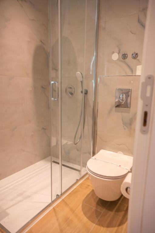 Koupelna v ubytování Guesthouse Sidro