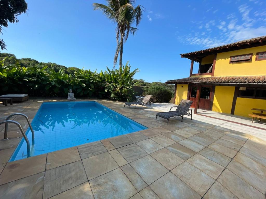 Het zwembad bij of vlak bij Casa da Tartaruga Búzios