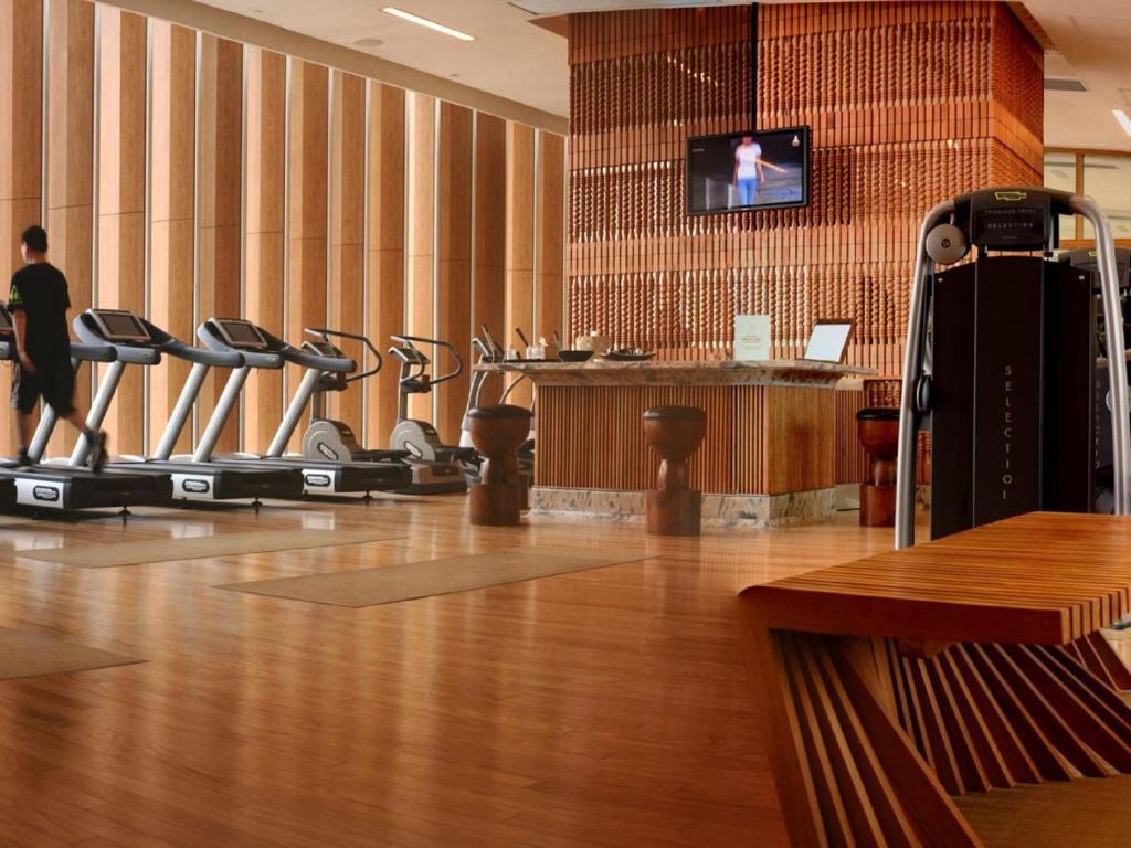Fitness centrum a/nebo fitness zařízení v ubytování MGM Macau