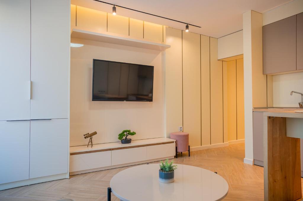 TV a/nebo společenská místnost v ubytování Guesthouse Sidro