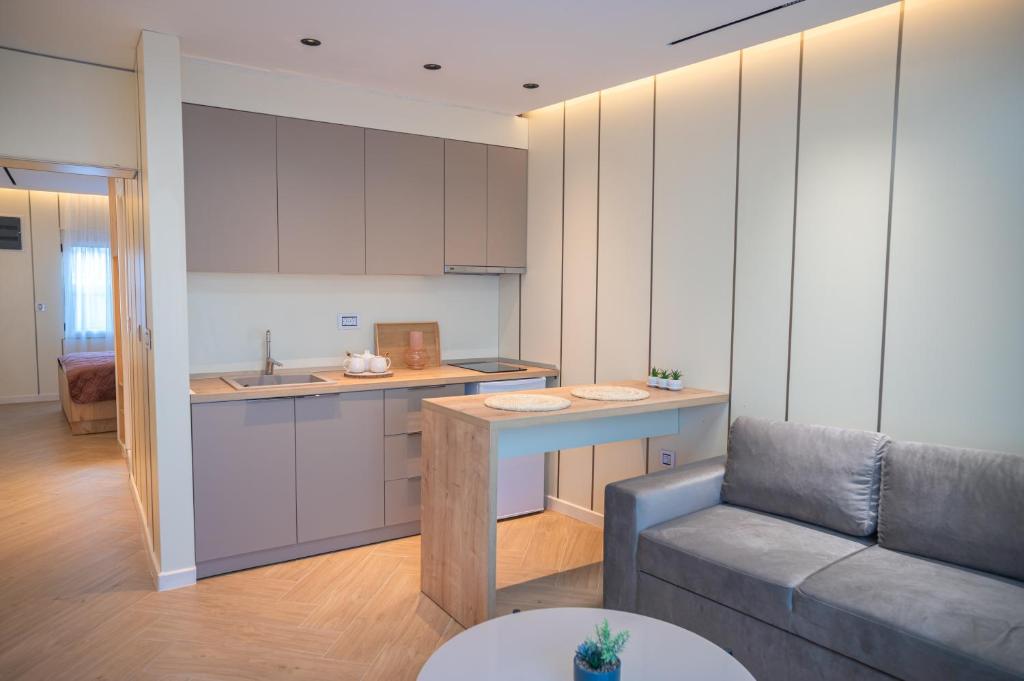 Kuchyň nebo kuchyňský kout v ubytování Guesthouse Sidro