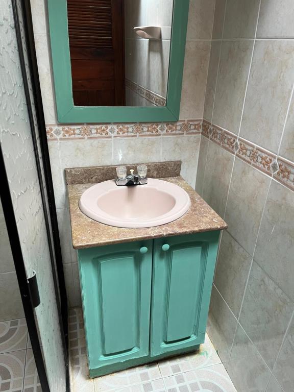 Baðherbergi á Blomst Casa Hostal