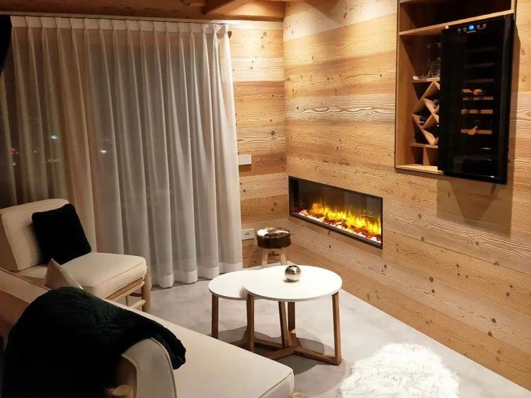 Χώρος καθιστικού στο Chalet Imbosc'ché - 5 beautiful rooms in charming B&B