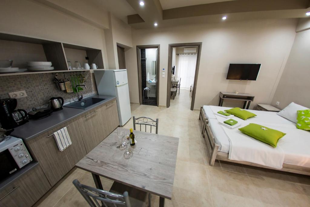 Kuchyň nebo kuchyňský kout v ubytování Zonita Guest House
