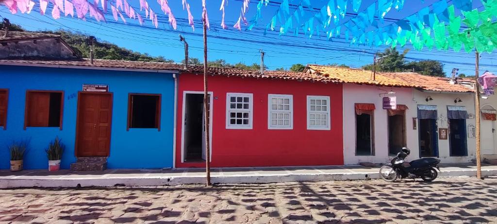 O edifício em que a hospedagem domiciliar se localiza