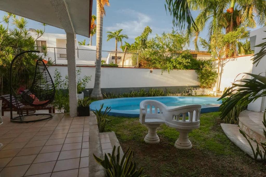 Πισίνα στο ή κοντά στο Loft para 3 personas con alberca en Campestre