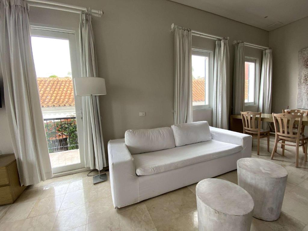 Posezení v ubytování Hotel Boutique Bovedas de Santa Clara By Accor