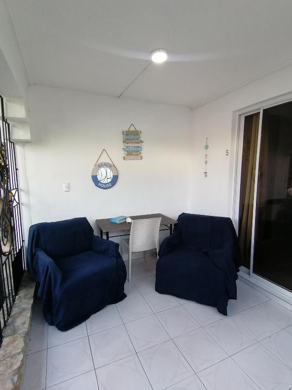 Χώρος καθιστικού στο Studio Apartment 5 - SML Garden