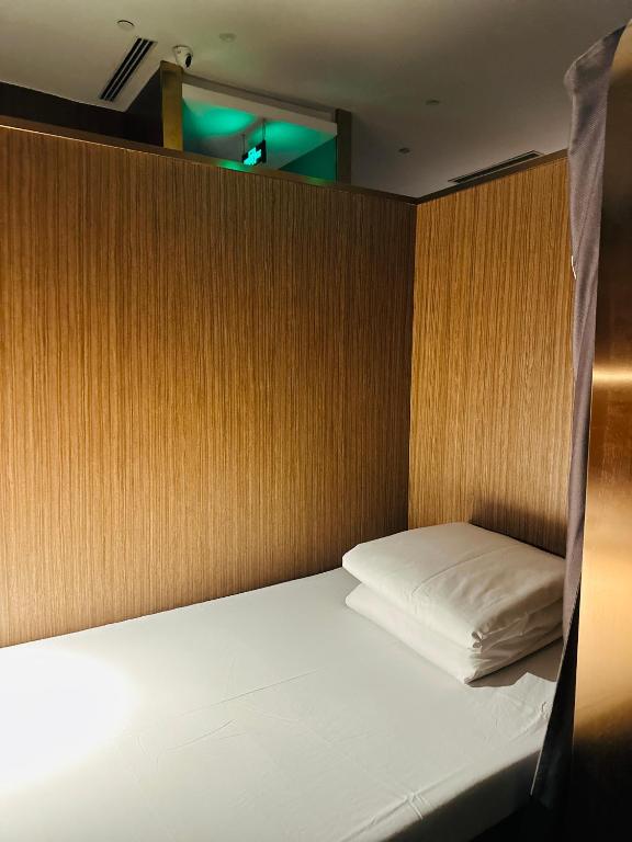 Postel nebo postele na pokoji v ubytování Take a nap hotel