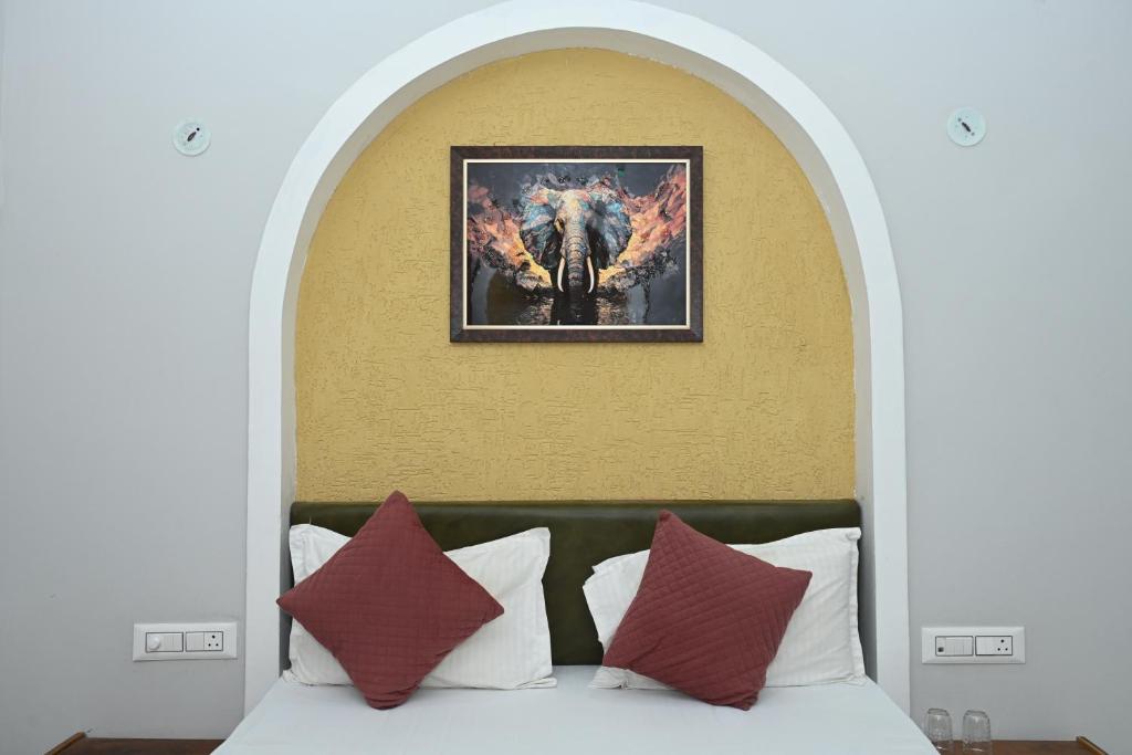 Posezení v ubytování Hotel RRR Palace