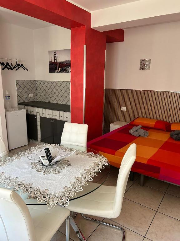 Kuchyň nebo kuchyňský kout v ubytování B&B Le Tre Gemme Junior