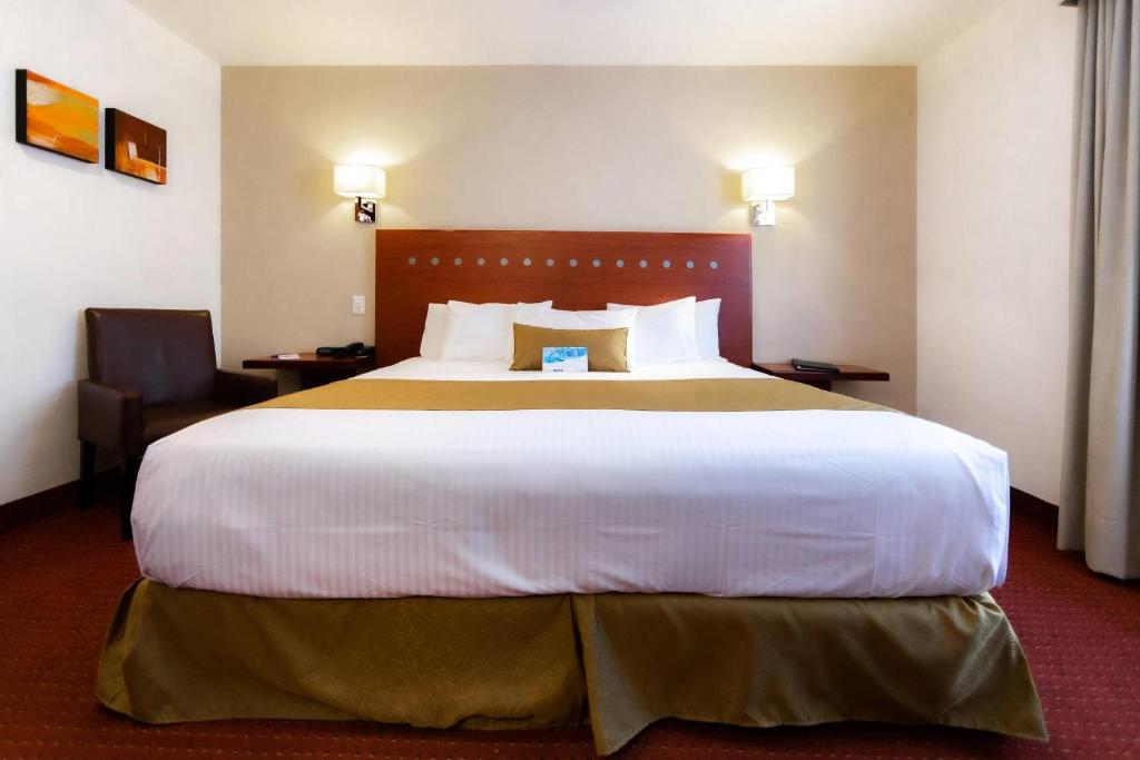 Postel nebo postele na pokoji v ubytování Comfort Inn Queretaro Tecnologico