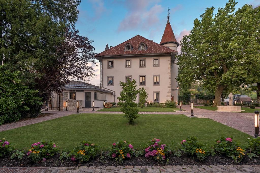 Zahrada ubytování Château Brachet